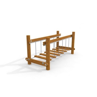 Wackelbrücke Dolomiti für Spielplatz und Kindergarten