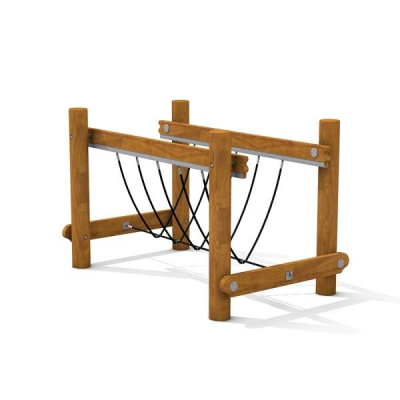 Kleine Hängebrücke Kongo für Spielplatz und Kindergarten