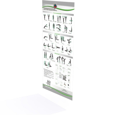Informationstafel für Ourdoor Fitnessanlage New Age Fit