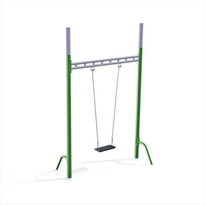 Brettschaukel mit Metallstangen für Spielplatz und Kindergarten