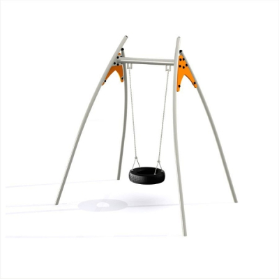 Reifenschaukel Metall Solaris für Spielplatz und Kindergarten