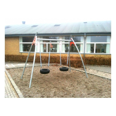 Reifenschaukel Doppelschaukel Metall Solaris für den Spielplatz