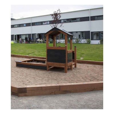 Sandkasten Villa Natur für Spielplatz und Kindergarten