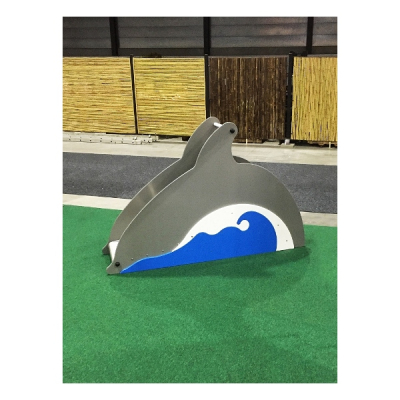 Delphin-Rutsche für Spielplatz und Kindergarten