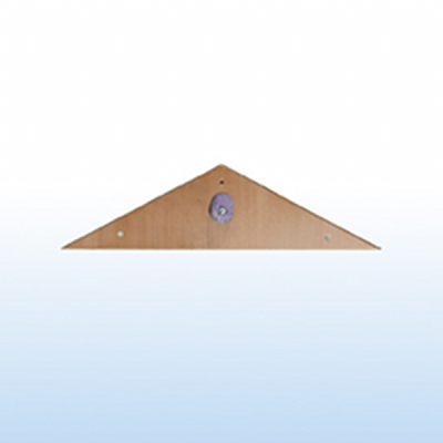 Climbi Abschlusselement Dreieck f. Kletterwand inkl. Montagematerial