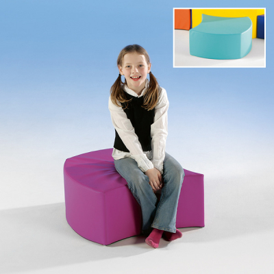 Einerelement Swing-it Sit, Wellensitzelemente für Kindergarten und Kita