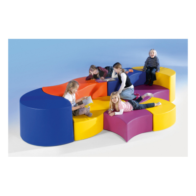 Swing-it Sit Set XXL, Wellensitzelemente-Set für Kindergarten und Kita