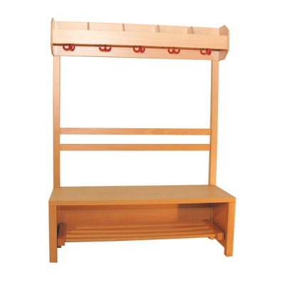 Komplette Garderobe 4 Plätze für Kindergarten u. Krippe, SFB