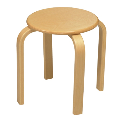 Hocker Clown für Kindergarten, Kinderkrippe, Holz, SFB