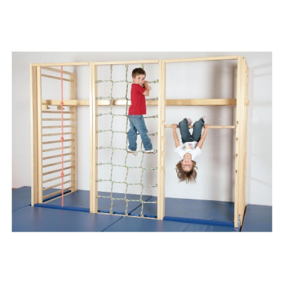 Klappturnwand, Sprossenwand, Kletterwand 6-teilig
