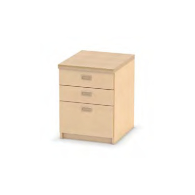 Küchenunterschrank schmal mit 3 Schubkästen für Kindergartenküche