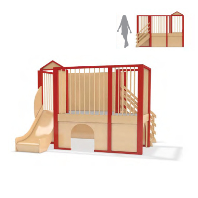 Mini-Spielburg, Krabbelburg, Spielhaus Berti 5, Benneckenstein