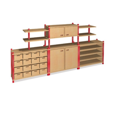 Regalsystem, Raumteiler London für Kindergarten, Benneckenstein