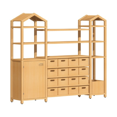 Regalsystem, Raumteiler Sören für Kindergarten, Benneckenstein