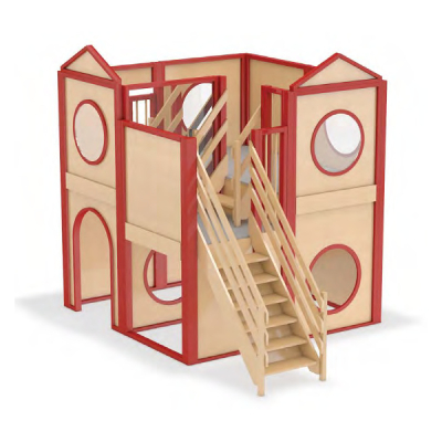 Spielburg, Spielhaus Schlossblick für Kindergarten, SFB