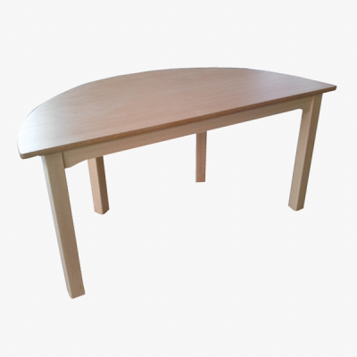 Kindergartentisch Halbrund 120 x 60 cm, Benneckenstein