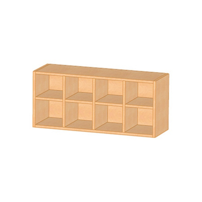 Windelregal, Wandregal für Wickelkommode, 8 Fächer, SFB
