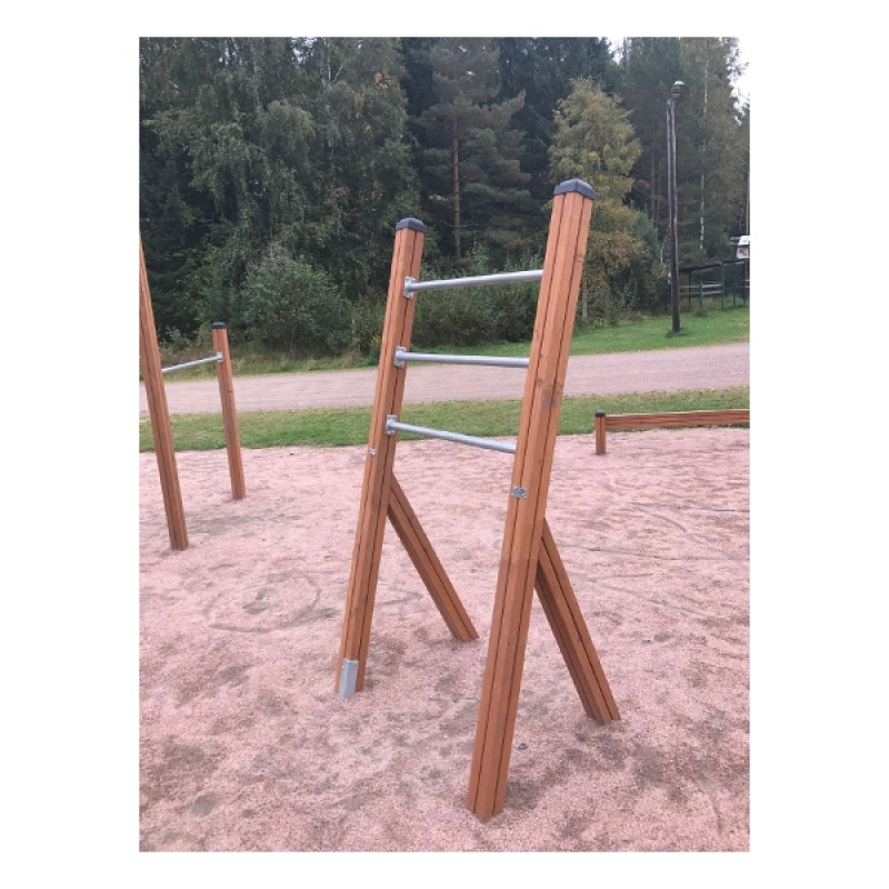 Outdoor Fitnessgerät: Sprossentraining oben