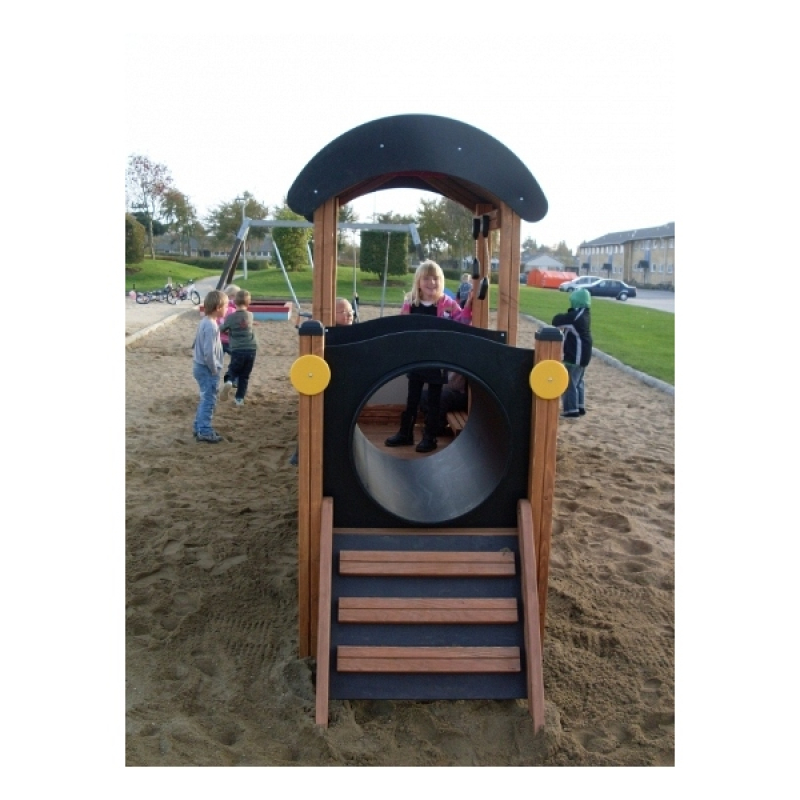 Lokomotive mit Wagon II für Spielplatz und Kindergarten