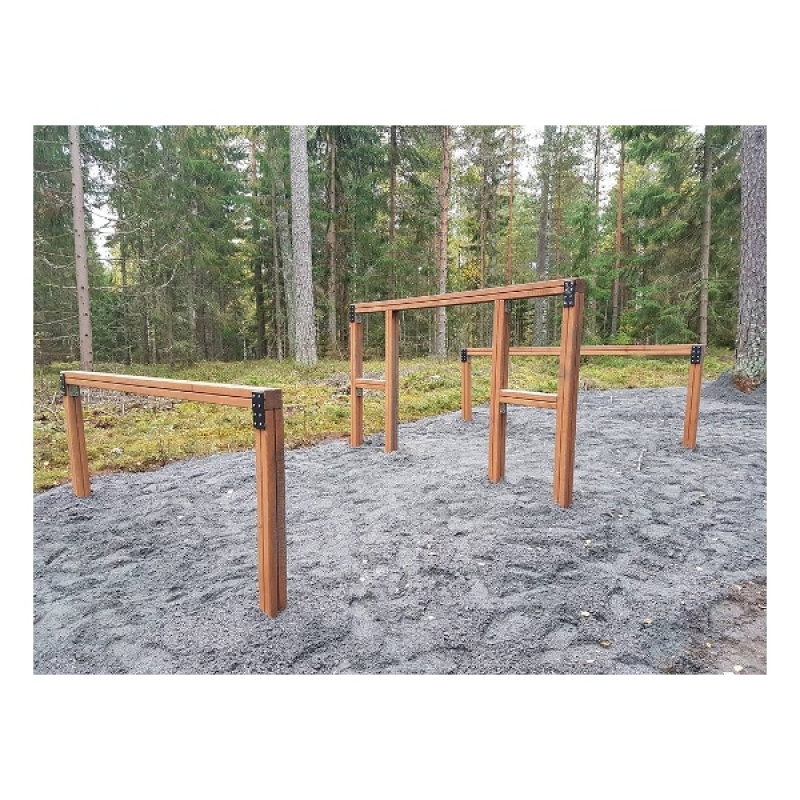 Outdoor Fitnessgerät: Over-Under, Bewegungskoordination, Hürden