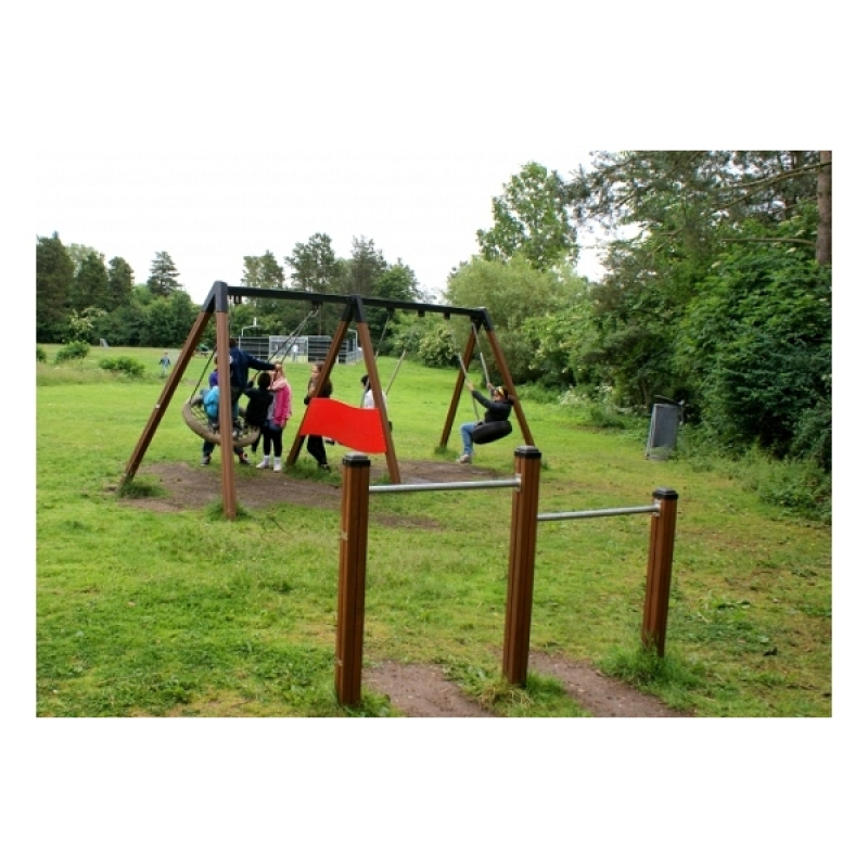 Outdoor Fitnessgerät: Doppel Reck