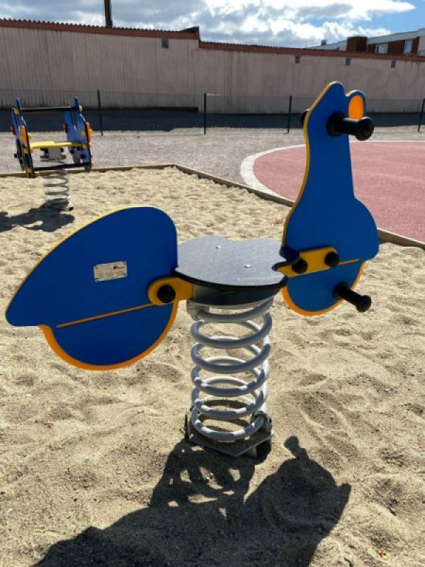 Federwippe Motorroller für Spielplatz und Kindergarten