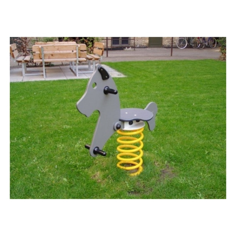 Federwippe Hund für Spielplatz und Kindergarten