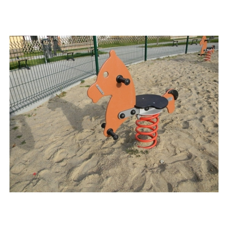 Federwippe Pony für Spielplatz und Kindergarten