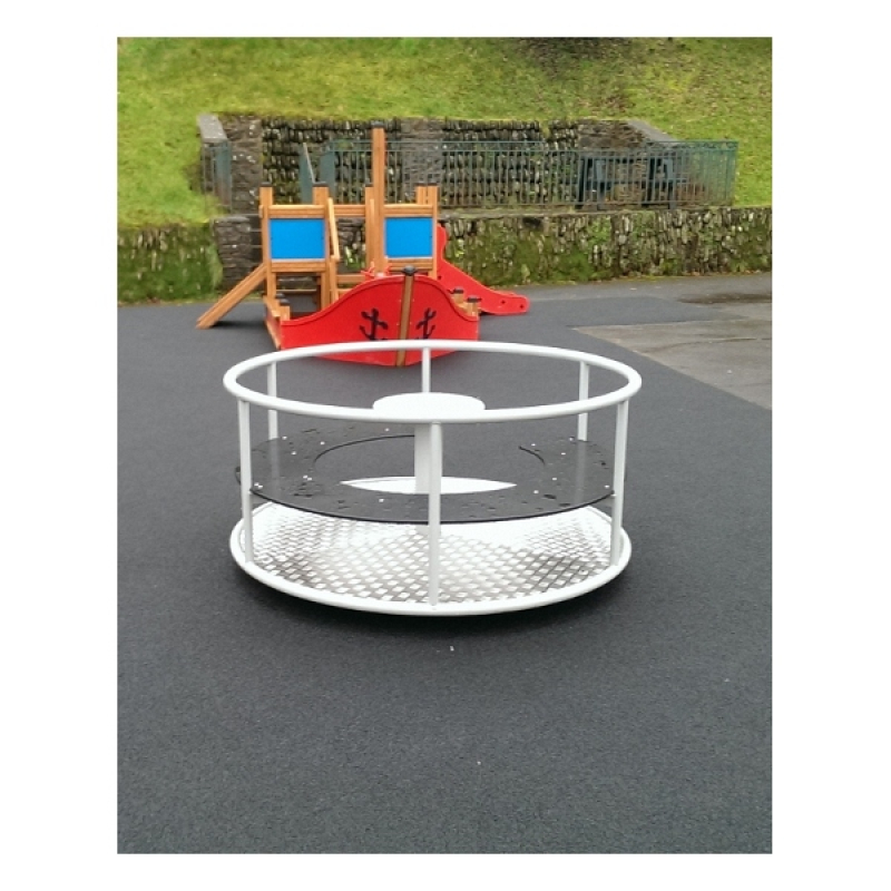 Karussell mit Sitzbank für Spielplatz und Kindergarten