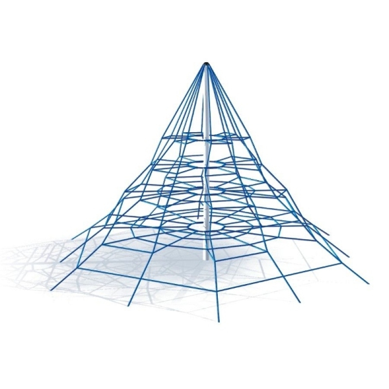Kletterpyramide Seilpyramide Spinnennetz für den Spielplatz