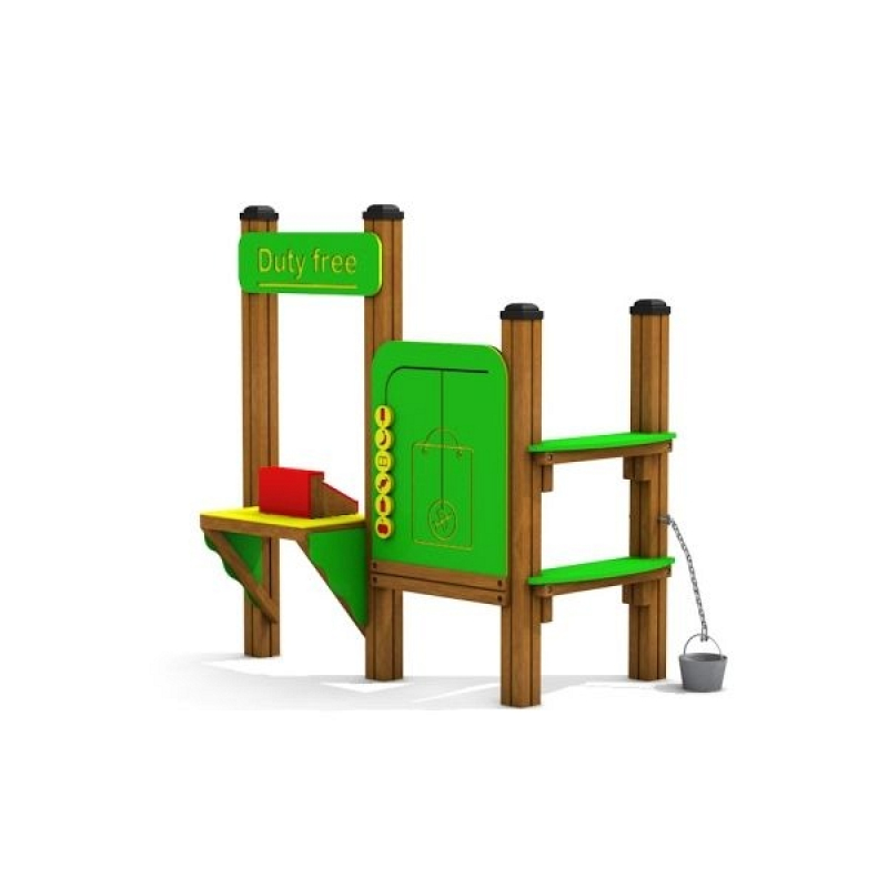 Duty free Shop für Spielplatz und Kindergarten