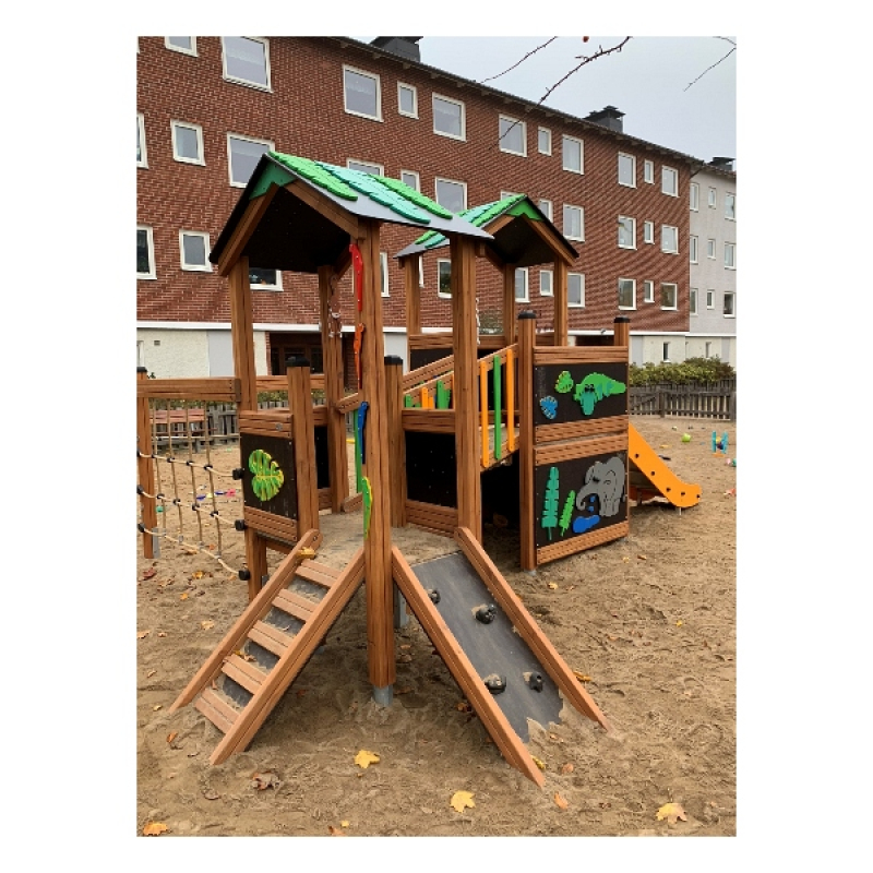 Dschungel-Haus für Spielplatz und Kindergarten