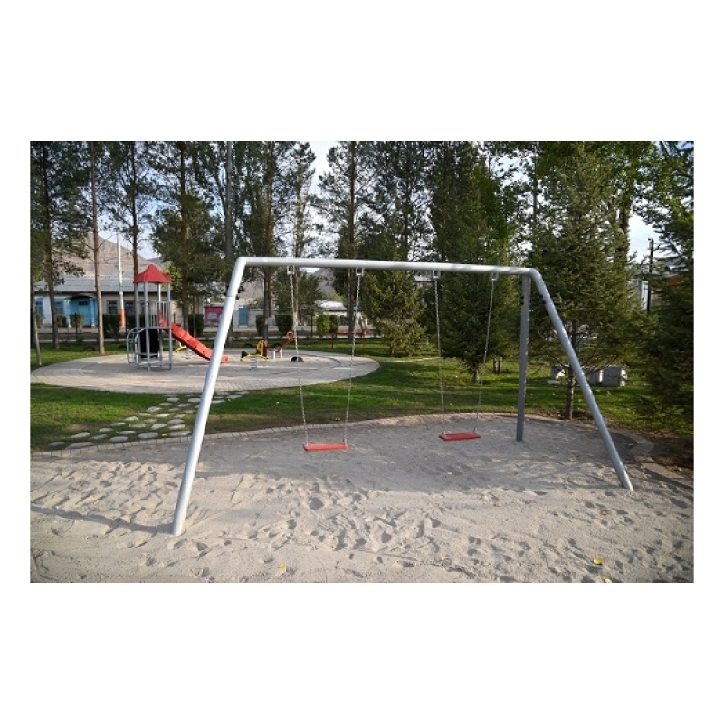 Brettschaukel Doppelschaukel Metall für Spielplatz und Kindergarten