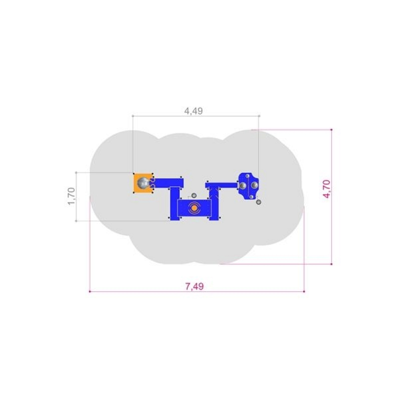 Matschanlage Stream für den Spielplatz