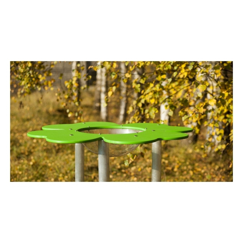 Matschtisch Klee mit Becken für Spielplatz und Kindergarten