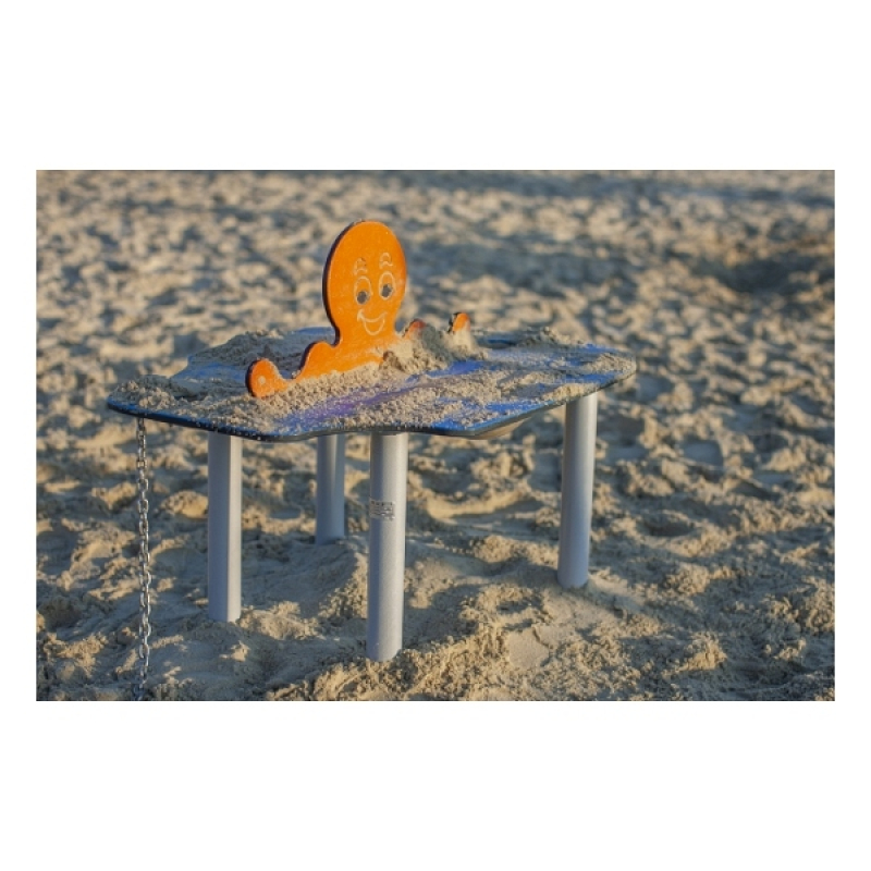 Matschtisch Krake mit Becken für Spielplatz und Kindergarten