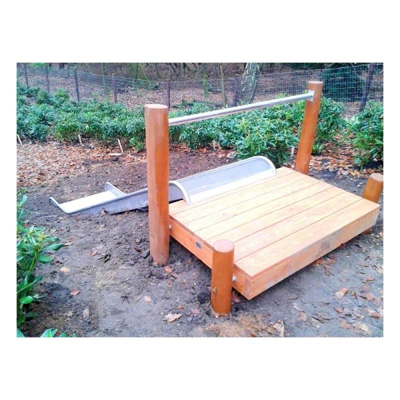 Hangrutsche breit h120 für Spielplatz und Kindergarten