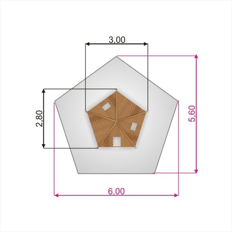 Spielhaus Wigwam für Spielplatz und Kindergarten