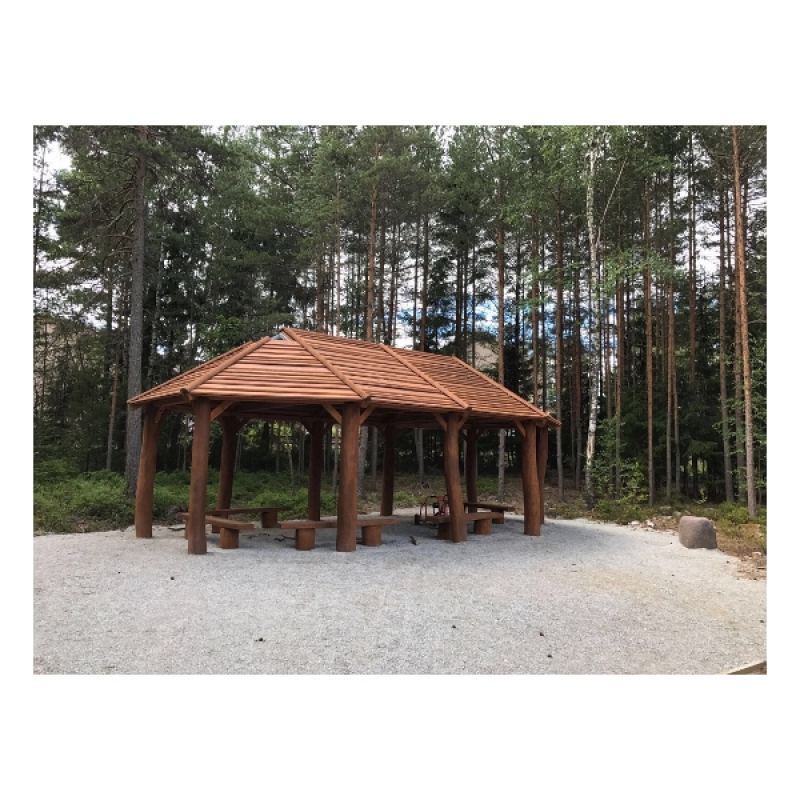 Spielhaus Langes Partyhaus für den Spielplatz