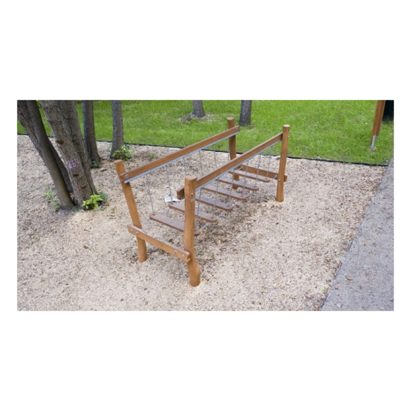 Wackelbrücke Dolomiti für Spielplatz und Kindergarten