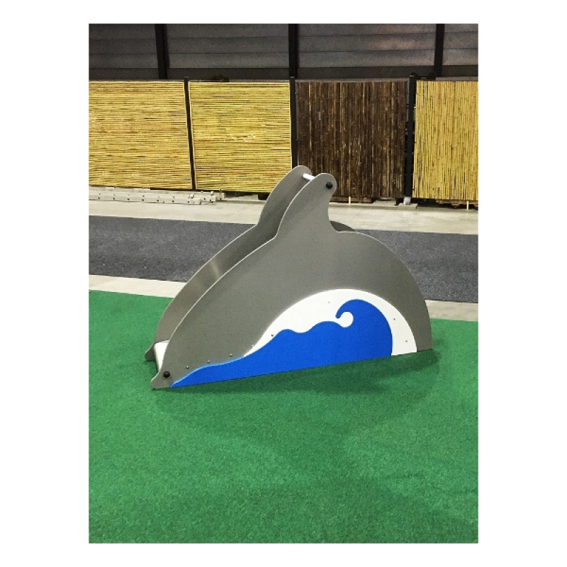 Delphin-Rutsche für Spielplatz und Kindergarten