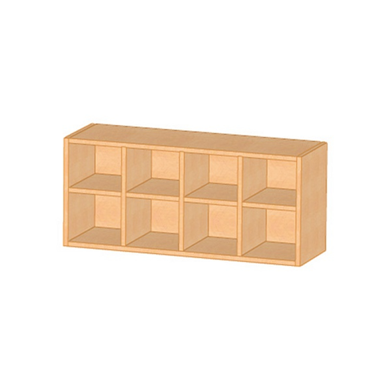 Windelregal, Wandregal für Wickelkommode, 8 Fächer, SFB
