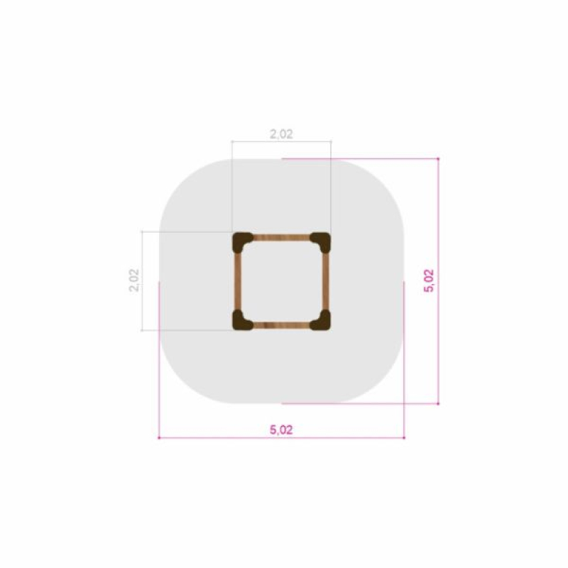 Sandkasten 1 für Spielplatz und Kindergarten