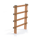 Outdoor Fitnessgerät: Große Hürdenleiter, Klettern