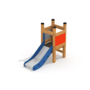 Kleiner Turm mit Rutsche für Spielplatz und Kindergarten