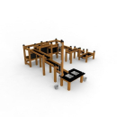 Sand und Wassertisch Nature C für Spielplatz und Kindergarten