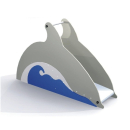 Delphin-Rutsche für Spielplatz und Kindergarten