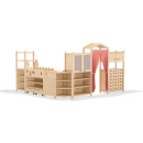 Regalsystem, Raumteiler Lisa für Kindergarten, Benneckenstein