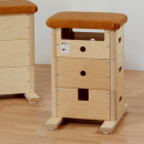 Sprungkasten 3-teilig klein, Multiplex mit Kunstlederbezug v. Sportgeräte Langer